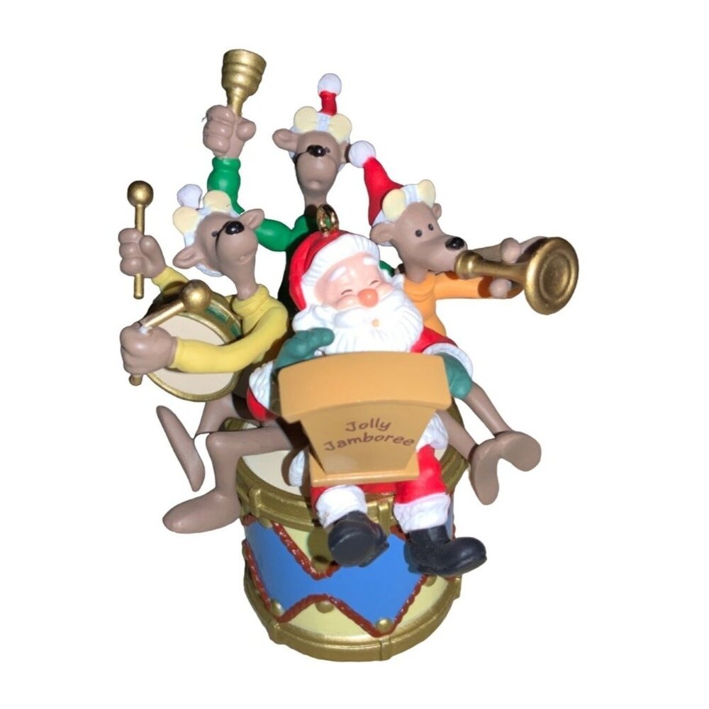 Hallmark Keepsake Ornament  Kris’s and the Kringle Santa and Reindeer - Picture 3 of 14